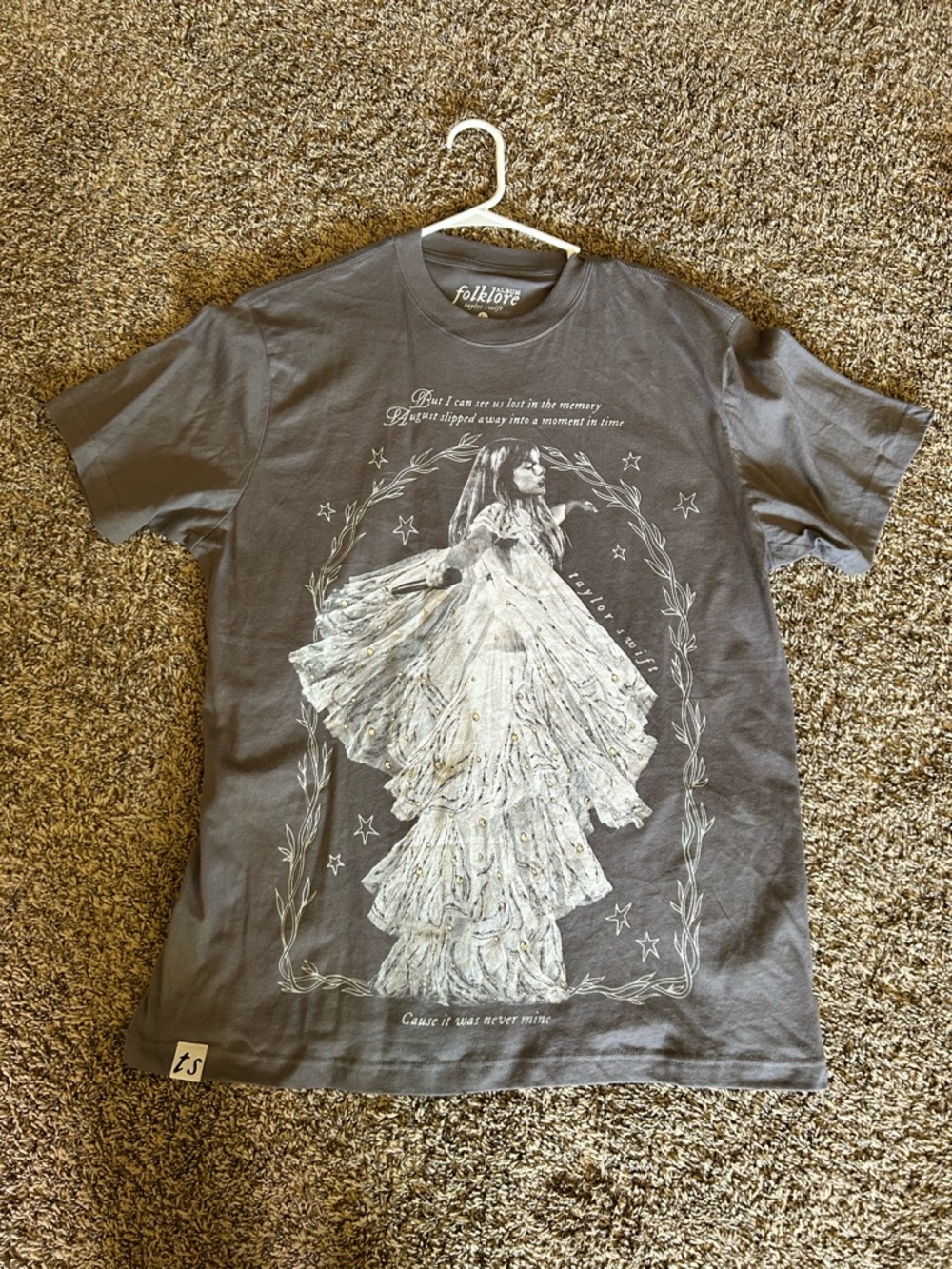 Taylor Swift August bedazzled shirt